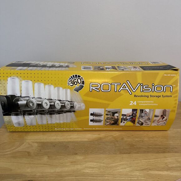 Rotavision Other - RotaVision Revolving Storage System 24 Compartments New Old Stock Organizer New